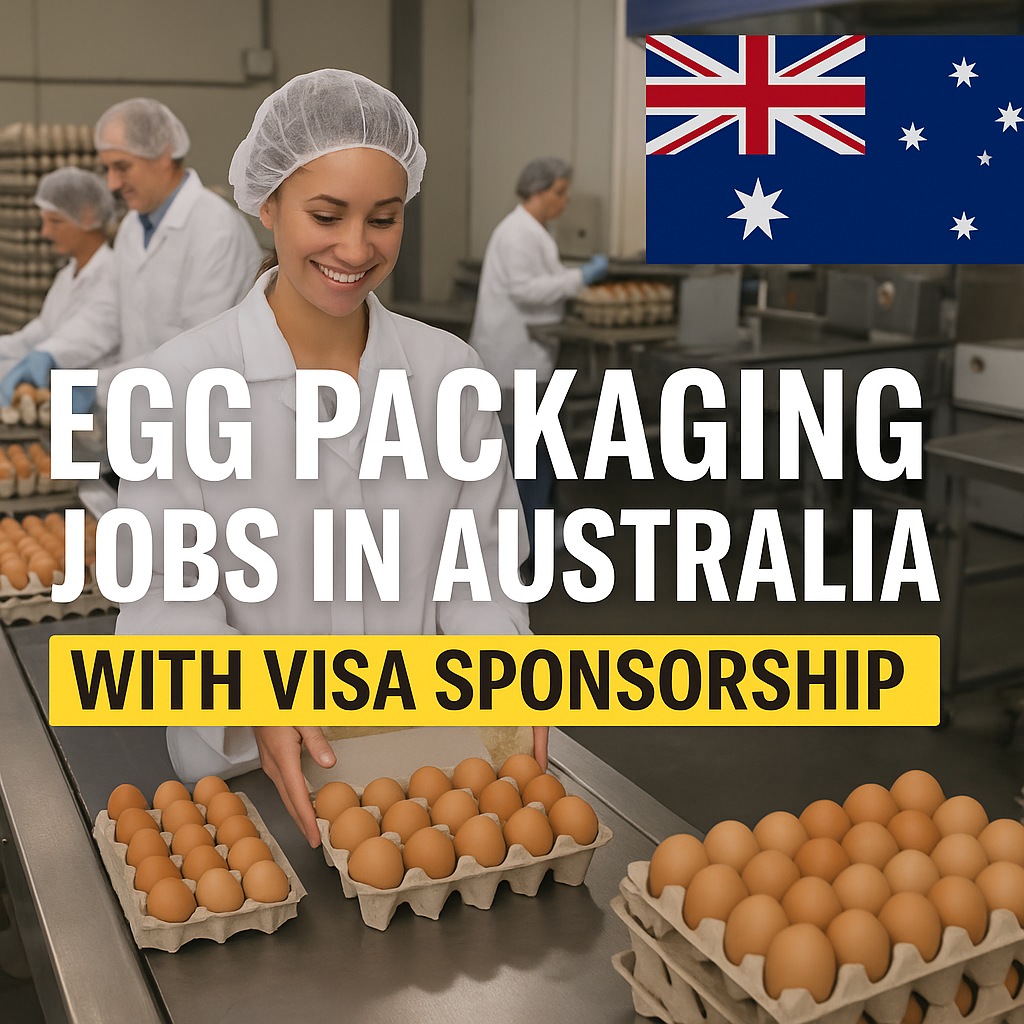 Egg Packaging Jobs in Australia with Visa Sponsorship