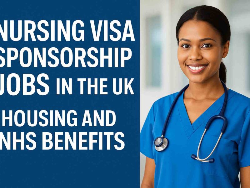 UK Nursing Visa Sponsorship Jobs